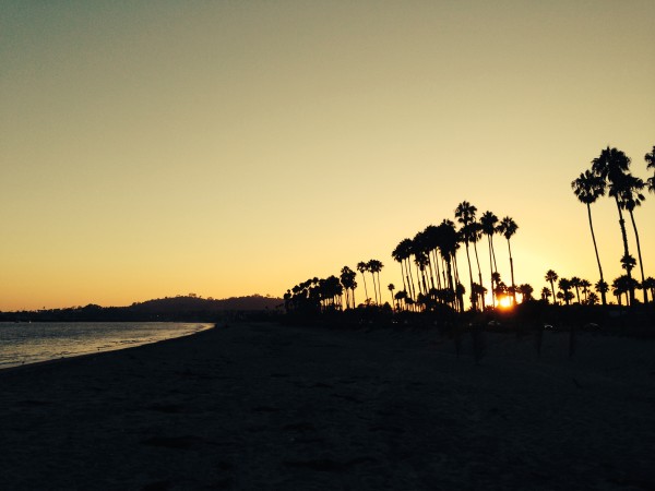 Sunset at the beach