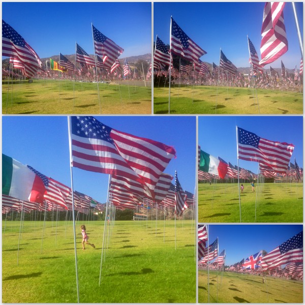 September 11th Flag memorial