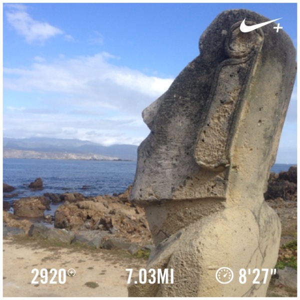 Easter Island Statue, Lyall Bay, Wellington