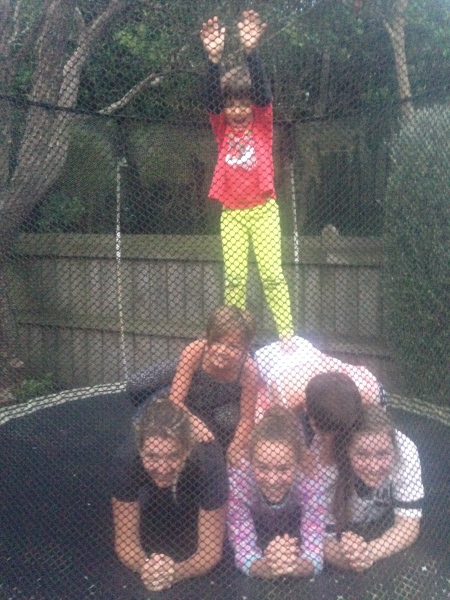 'Me' bottom of pyramid, with daughters & their friends