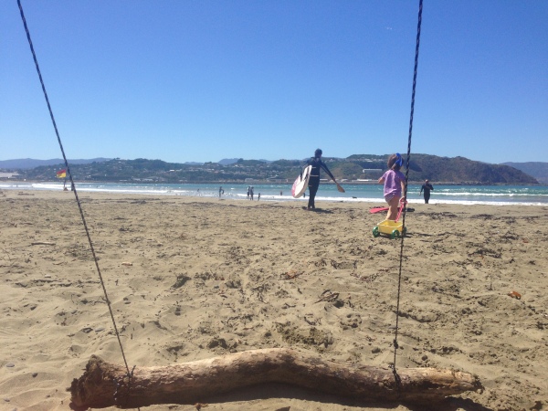 Lyall Bay beach