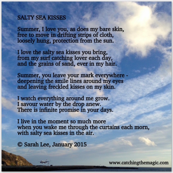 Salty Sea Kisses - a poem
