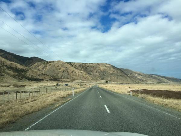 Driving through Martinborough