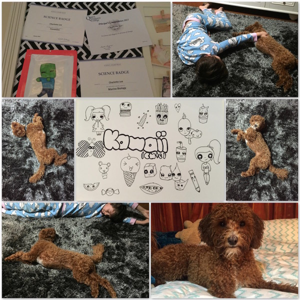 Charlotte, Monsieur Cocoa and drawing