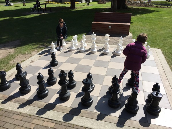 Chess in the park, Taupo