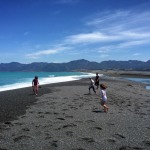 Family time at Lake Ferry, Wairarapa