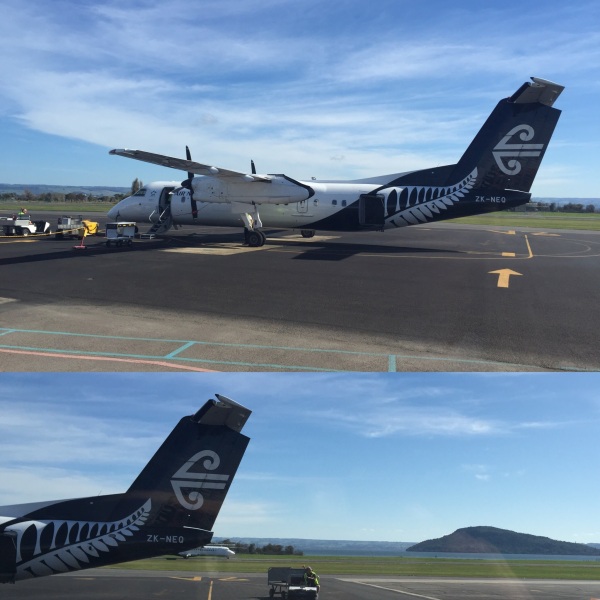 Landing at Rotorua Airport