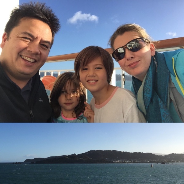 On the ferry from Wellington to Picton on Friday afternoon.