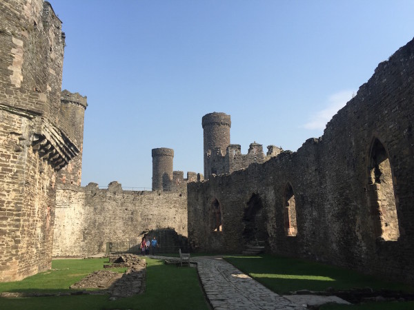 Exploring Conwy Castle