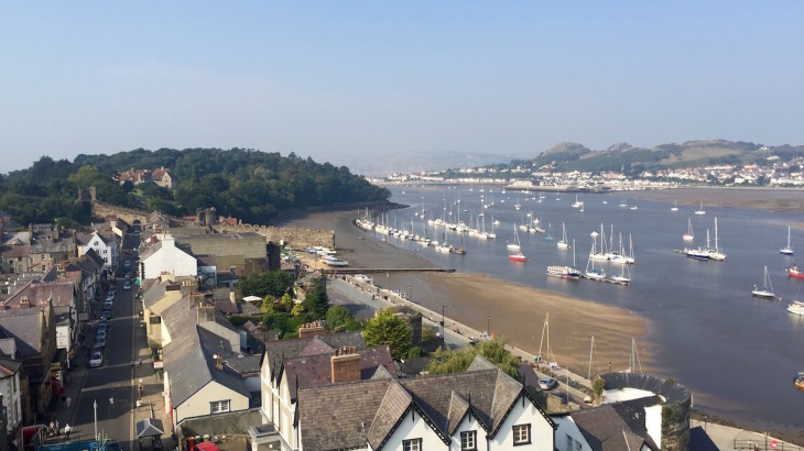 View from Conwy Castle