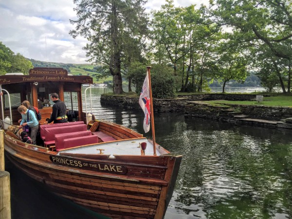 Arriving at Wray Castle Jetty