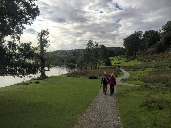 Starting our walk from Wray Castle Jetty.