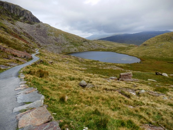 Walking down the Miner's Track - Snowdon