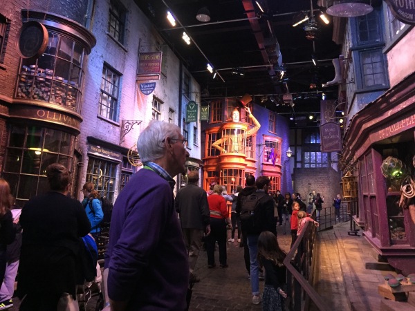 Walking along Diagon Alley