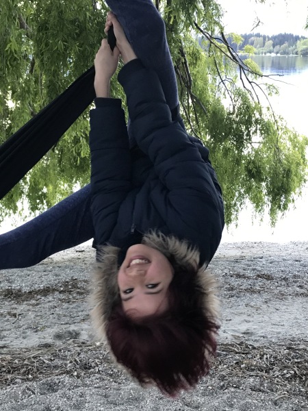 Hanging around on the shore of the lake in Wanaka.