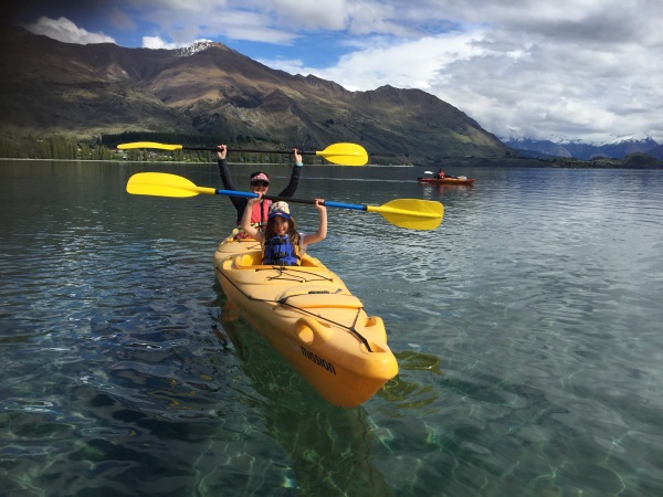 Alice and me enjoying a scenic kayak.