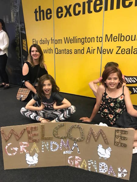 Welcoming Grandma and Grandad to New Zealand!
