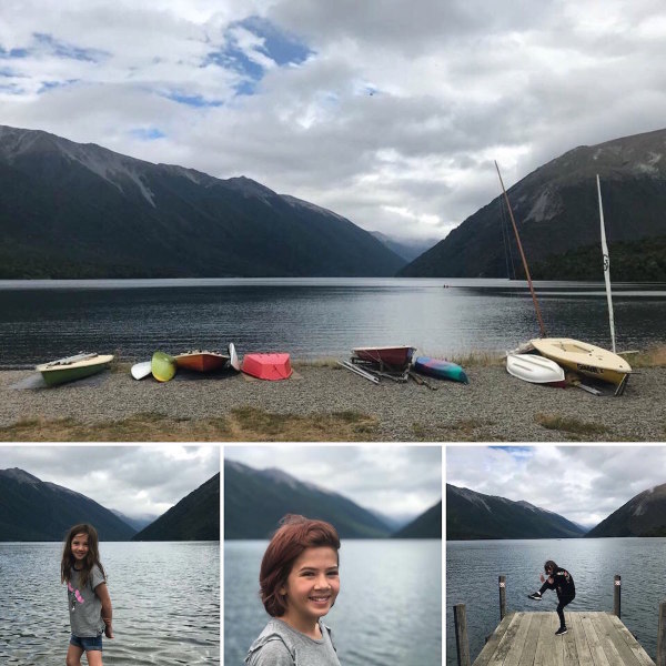 Lake Rotoiti - a gorgeous stop on our drive from Picton to Hanmer Springs