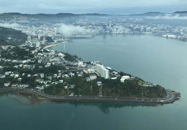Wellington from the air.