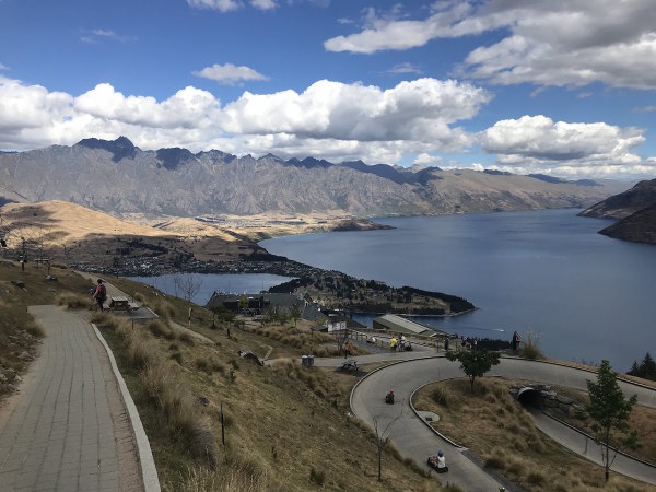 Queenstown from the luge track.